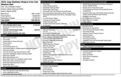 2022 Jeep Gladiator Mojave 4x4