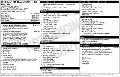 2022 RAM 1500 Classic SLT