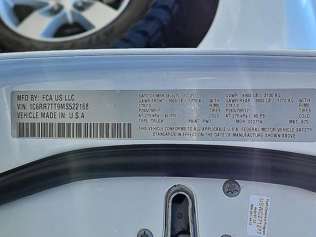 2021 RAM 1500 Classic SLT