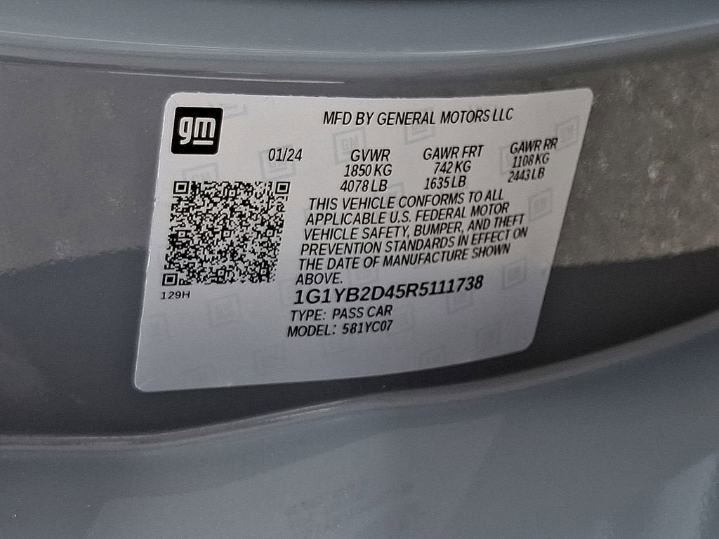 2024 Chevrolet Corvette Stingray 2LT