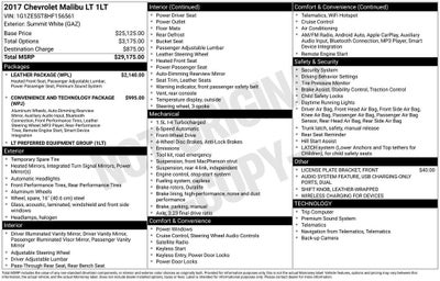 2017 Chevrolet Malibu LT