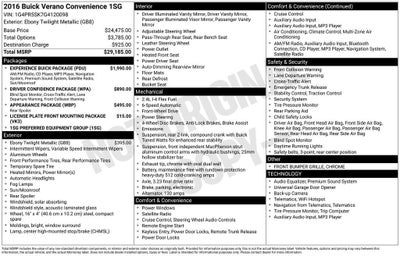 2016 Buick Verano Convenience Group
