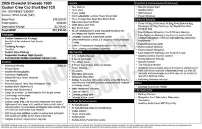 2026 Chevrolet Silverado 1500 Custom