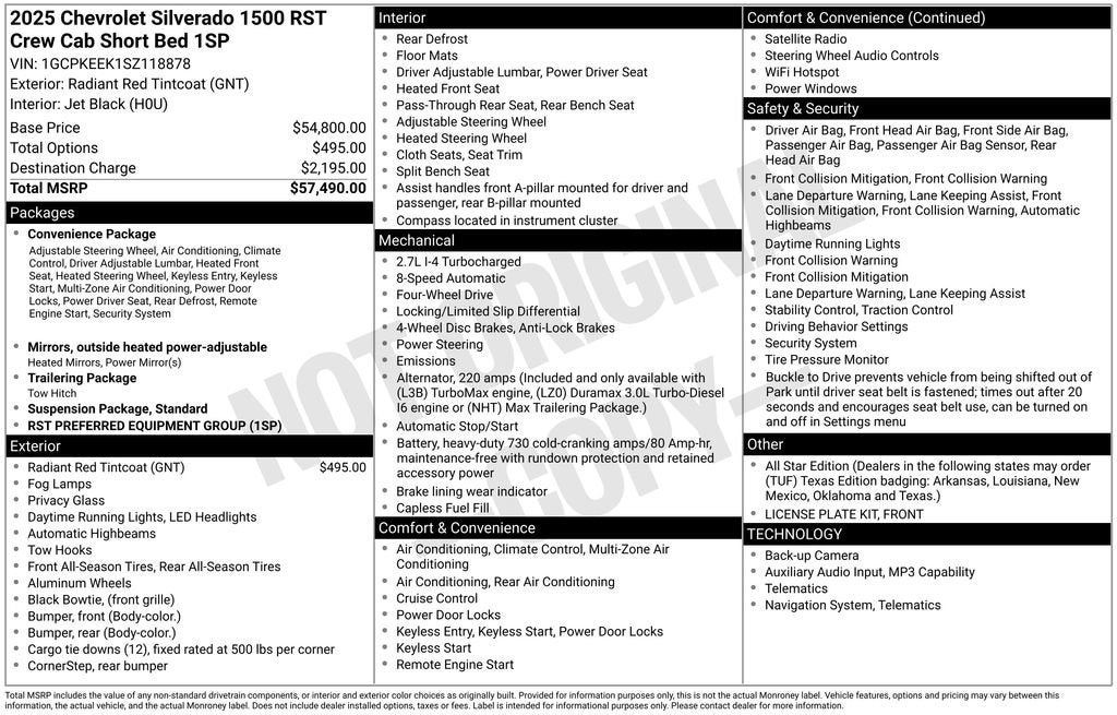 2025 Chevrolet Silverado 1500 RST