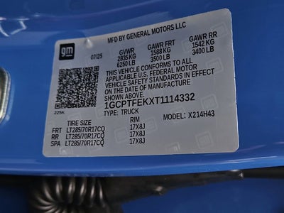 2026 Chevrolet Colorado ZR2