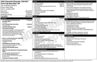 2026 Chevrolet Silverado 1500 RST