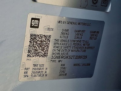 2026 Chevrolet Traverse LT