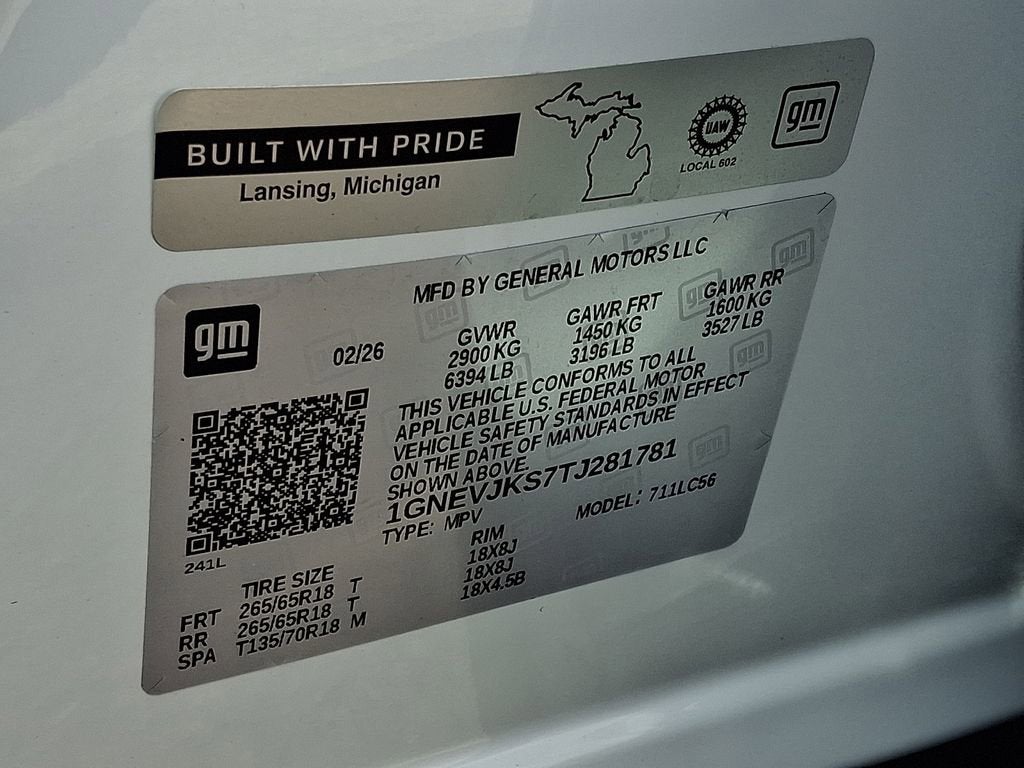 2026 Chevrolet Traverse Z71