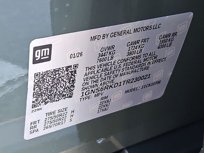 2026 Chevrolet Tahoe RST