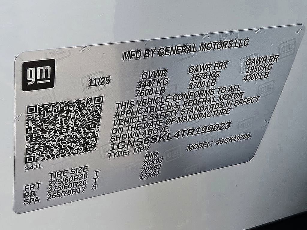 2026 Chevrolet Tahoe Premier