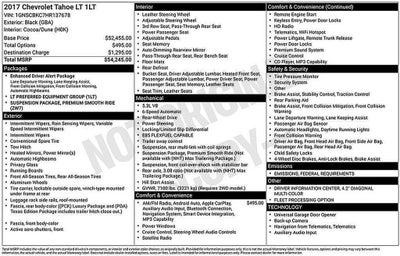 2017 Chevrolet Tahoe LT