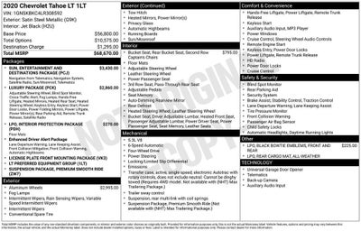 2020 Chevrolet Tahoe LT