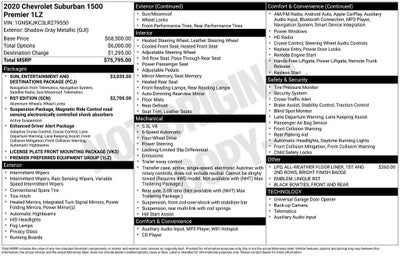 2020 Chevrolet Suburban Premier