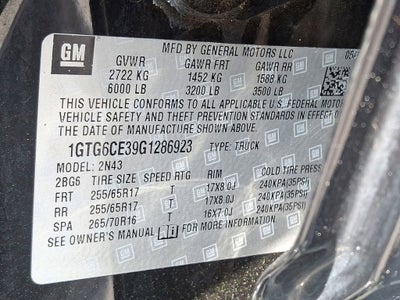 2016 GMC Canyon 4WD SLE