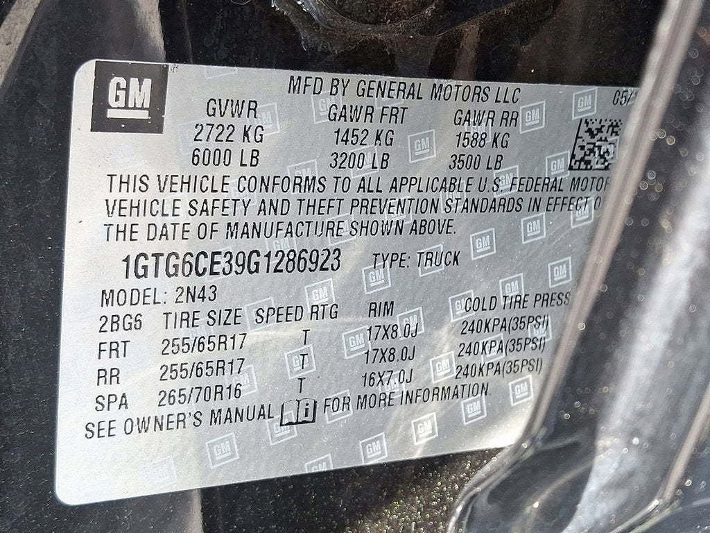 2016 GMC Canyon 4WD SLE