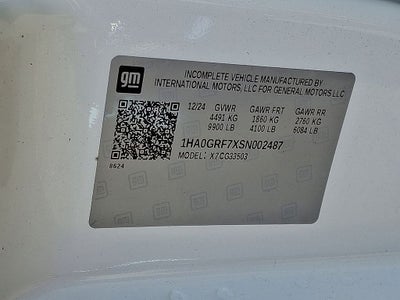 2025 Chevrolet Express 3500 Work Van Cutaway