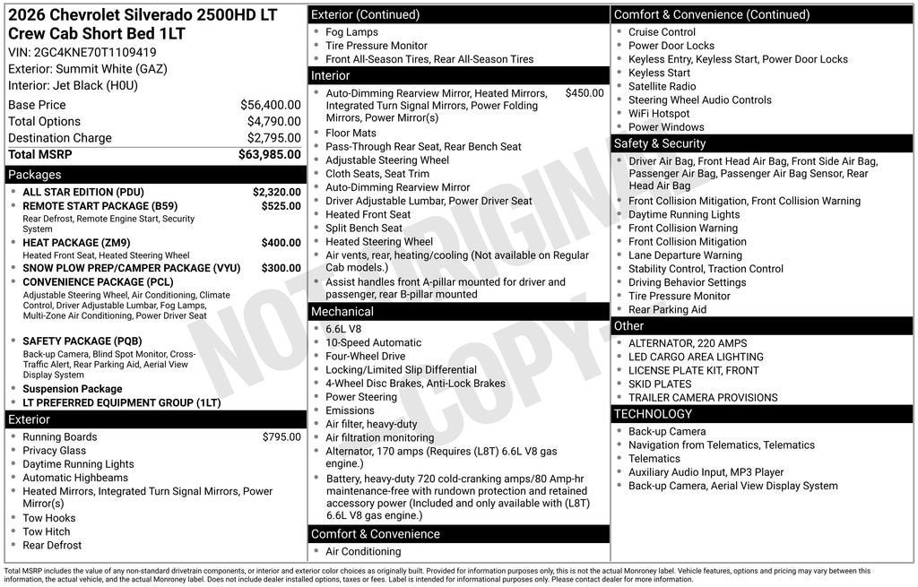 2026 Chevrolet Silverado 2500 HD LT