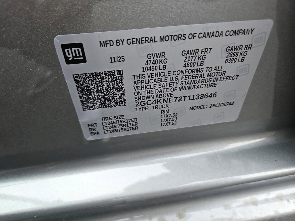 2026 Chevrolet Silverado 2500 HD LT