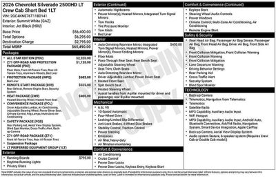 2026 Chevrolet Silverado 2500 HD LT
