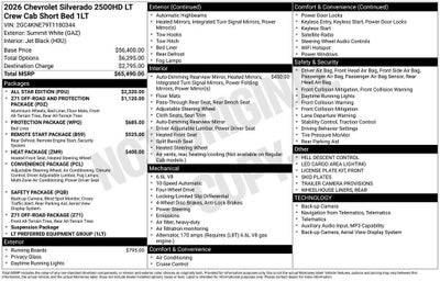 2026 Chevrolet Silverado 2500 HD LT