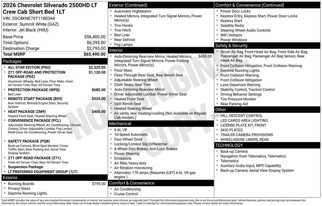 2026 Chevrolet Silverado 2500 HD LT
