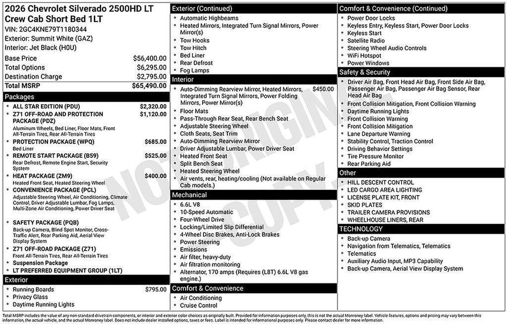 2026 Chevrolet Silverado 2500 HD LT