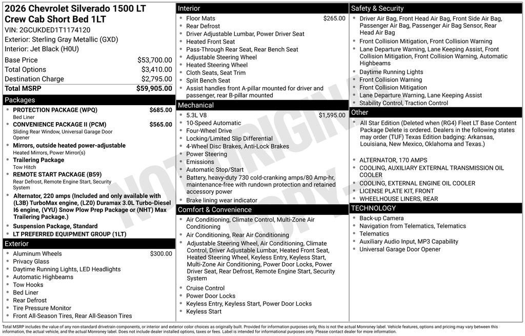 2026 Chevrolet Silverado 1500 LT