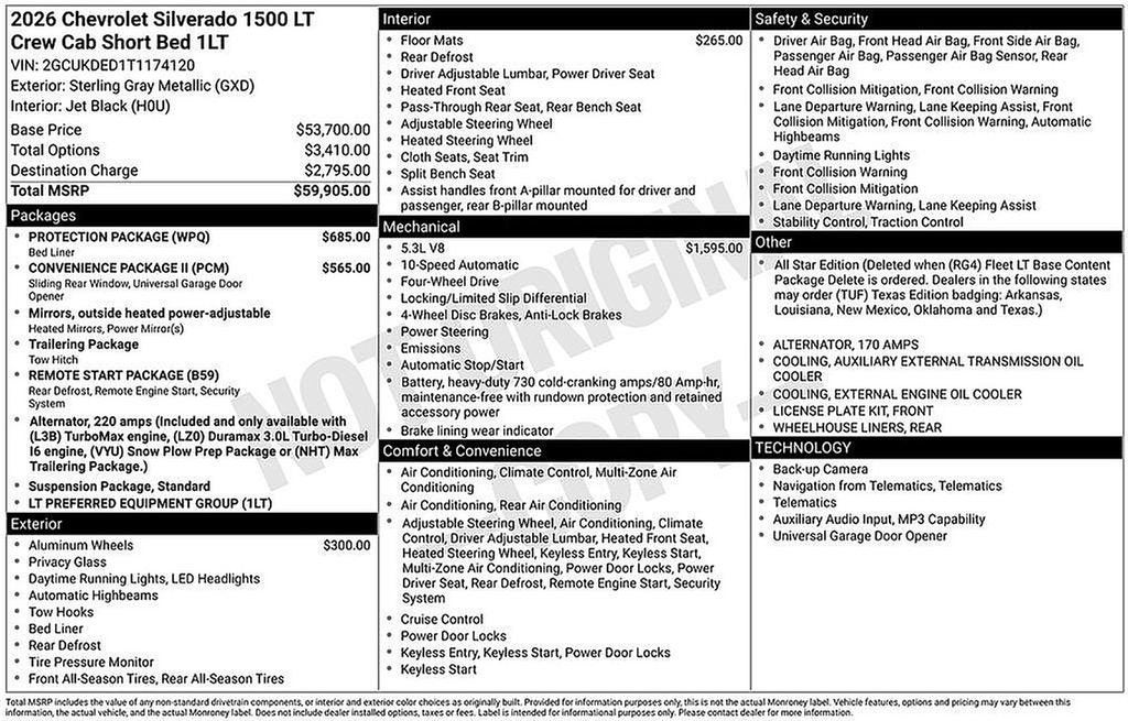 2026 Chevrolet Silverado 1500 LT