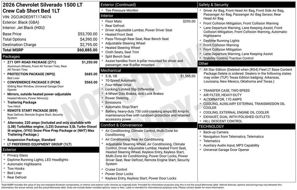 2026 Chevrolet Silverado 1500 LT