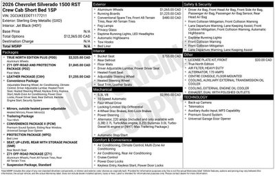 2026 Chevrolet Silverado 1500 RST