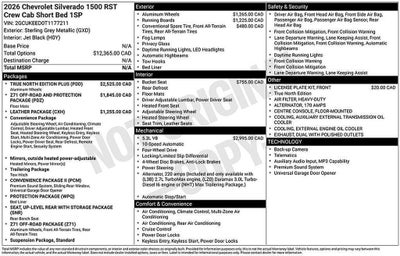 2026 Chevrolet Silverado 1500 RST