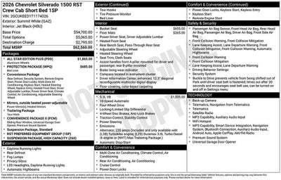 2026 Chevrolet Silverado 1500 RST