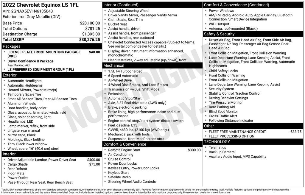2022 Chevrolet Equinox LS