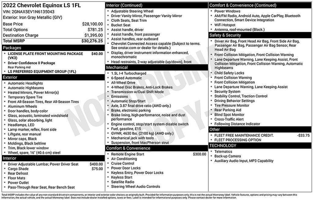 2022 Chevrolet Equinox LS
