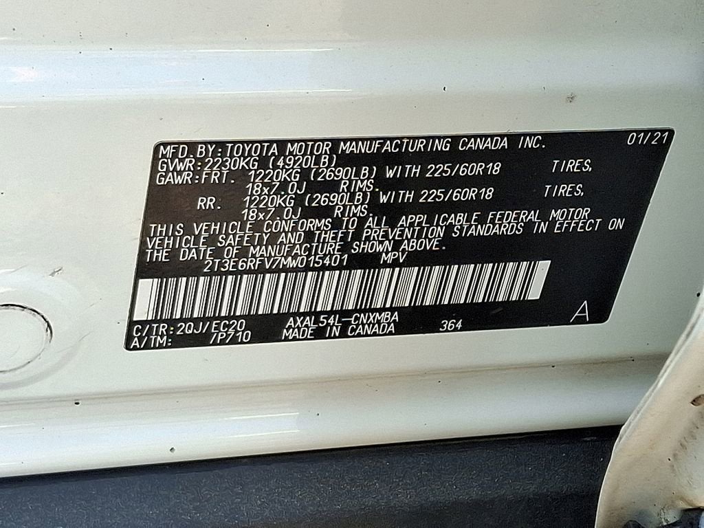 2021 Toyota RAV4 Hybrid XSE