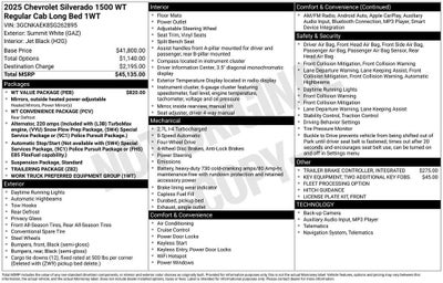 2025 Chevrolet Silverado 1500 WT