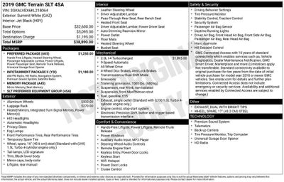 2019 GMC Terrain SLT