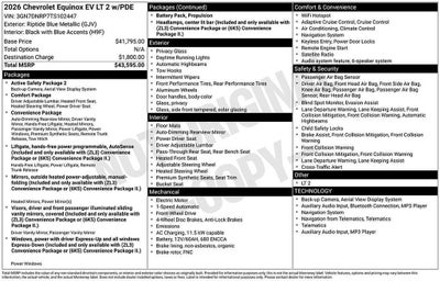 2026 Chevrolet Equinox EV LT