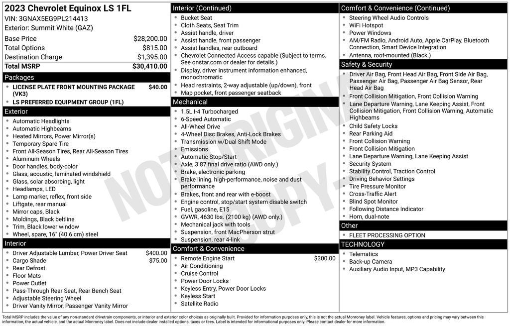 2023 Chevrolet Equinox LS