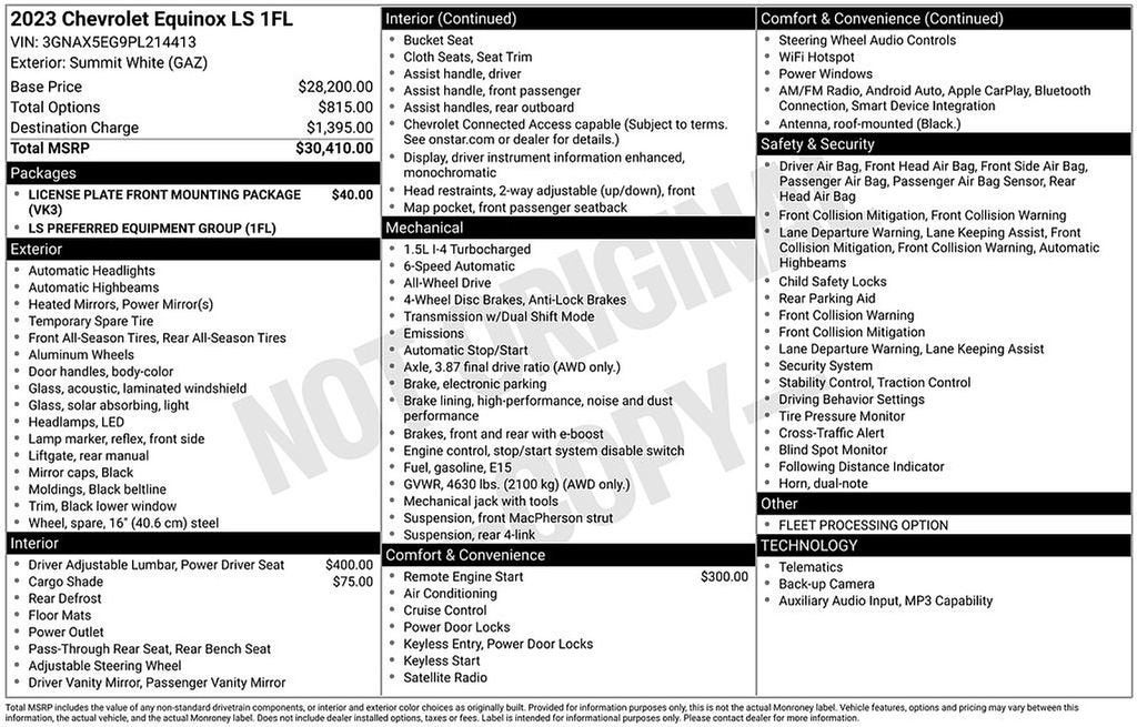 2023 Chevrolet Equinox LS