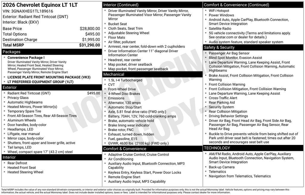 2026 Chevrolet Equinox LT