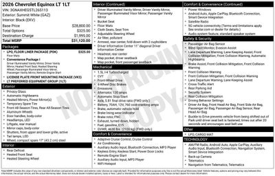 2026 Chevrolet Equinox LT