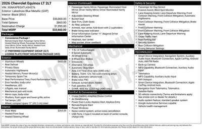 2026 Chevrolet Equinox LT