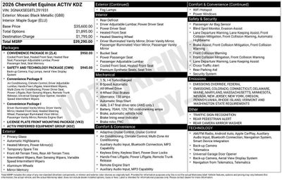2026 Chevrolet Equinox ACTIV