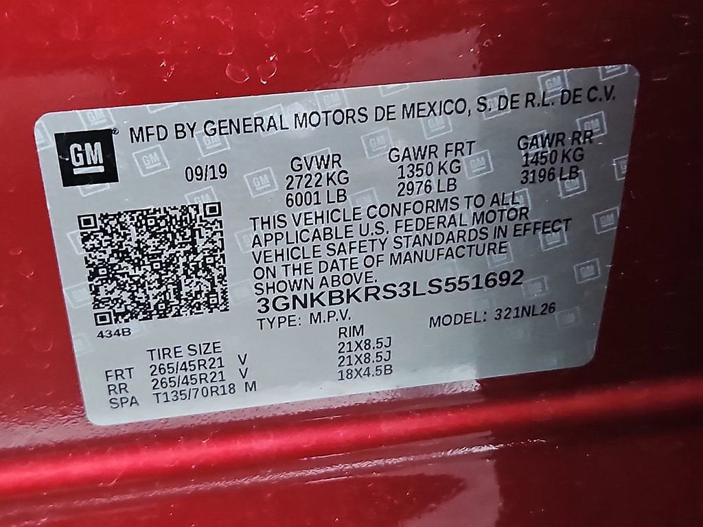 2020 Chevrolet Blazer RS