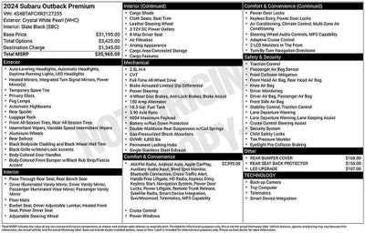 2024 Subaru Outback Premium