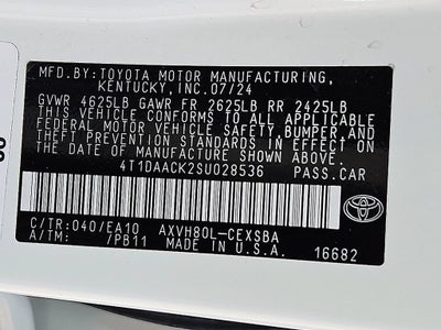 2025 Toyota Camry SE