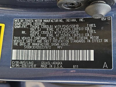 2013 Toyota Highlander Limited