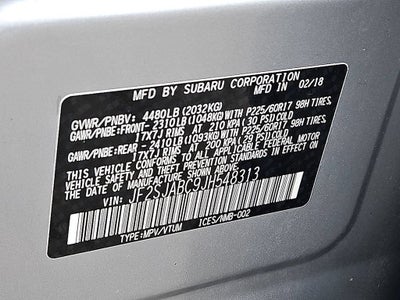 2018 Subaru Forester 2.5i