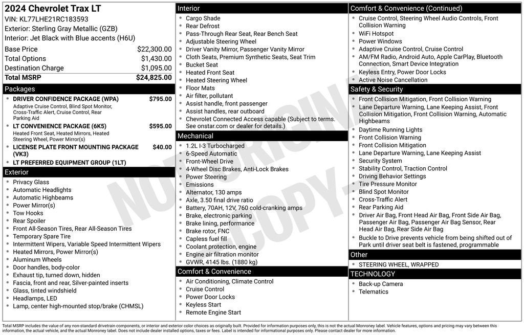 2024 Chevrolet Trax LT